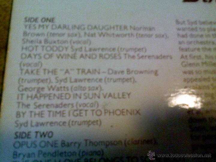 Discos de vinilo: SINCERELY, SYD LAWRENCE - Foto 2