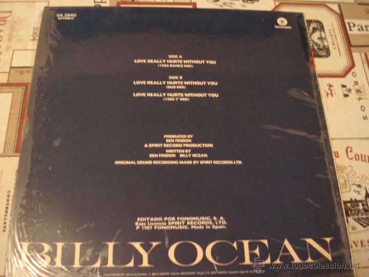Discos de vinilo: Billy Ocean - Love really hurts without you - Foto 2