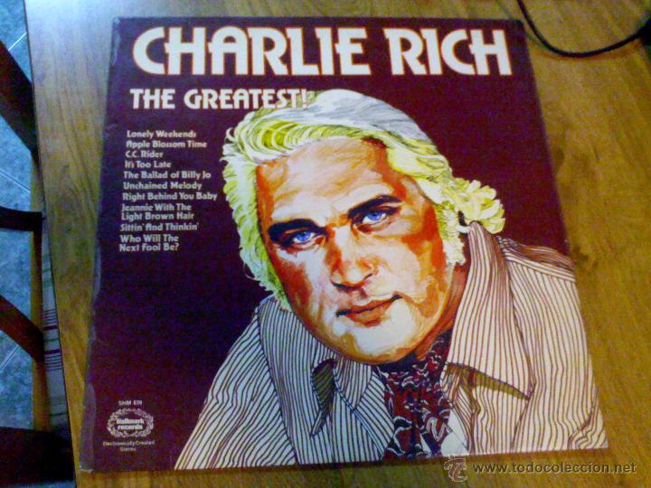 Discos de vinilo: CHARLIE RICH.  THE GREATEST. - Foto 1