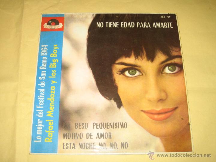 Discos de vinilo: RAFAEL MENDOZA Y LOS BIG BOYS - - Foto 1