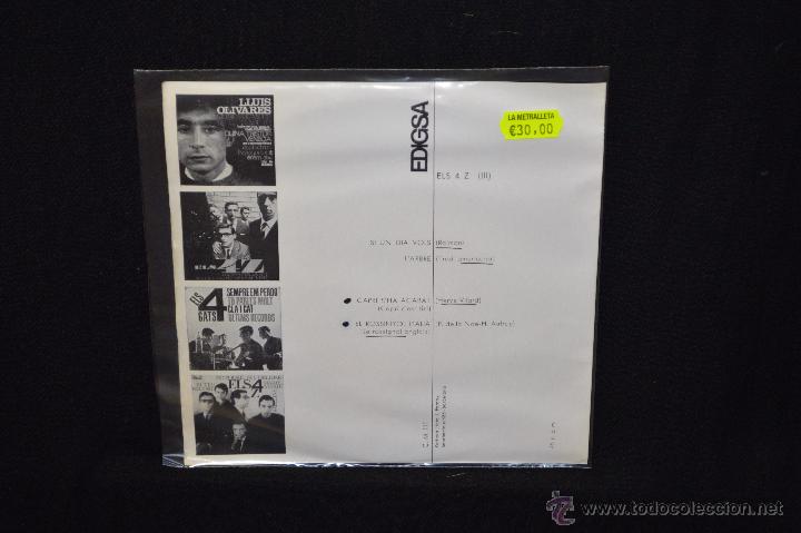 Discos de vinilo: ELS 4 Z - LARBRE +3 - EP - Foto 2