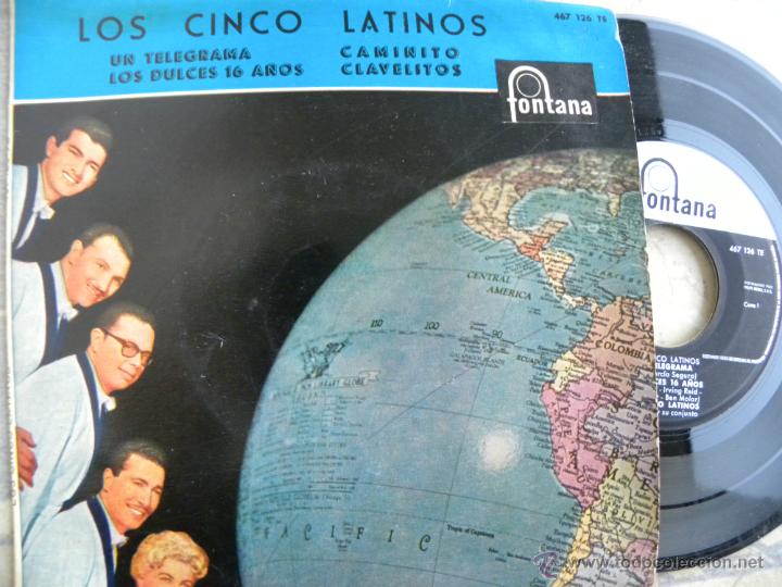 Discos de vinilo: LOS CINCO LATINOS -EP 1960 - Foto 1