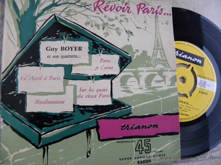Discos de vinilo: GUY BOYER ET SON QUARTETTE -EP -EDIC. FRANCESA - Foto 1