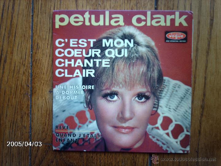 Discos de vinilo: petula clark  -  c&acute;est mon coeur qui chante clair  +  3 - Foto 1
