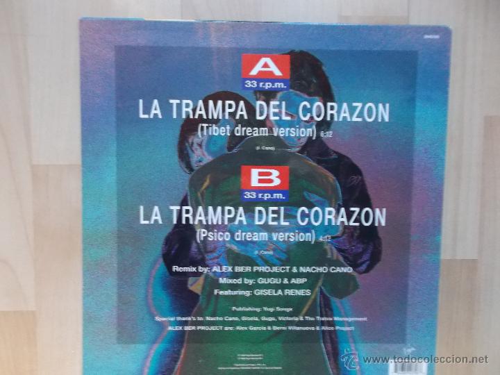 Discos de vinilo: NACHO CANO LA TRAMPA DEL CORAZON 1996 - Foto 2