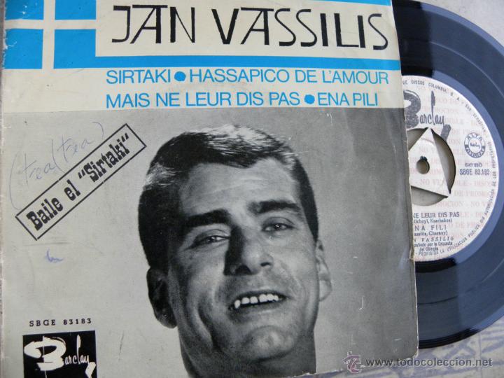 Discos de vinilo: JAN VASSILIS -SIRTAKI -EP 1965 - Foto 1