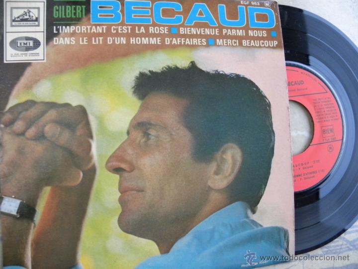 Discos de vinilo: GILBERT BECAUD -EP -EDIC. FRANCESA - Foto 1