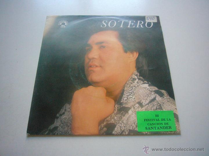 Discos de vinilo: SOTERO RECUERDO sc 1986 c37 - Foto 1