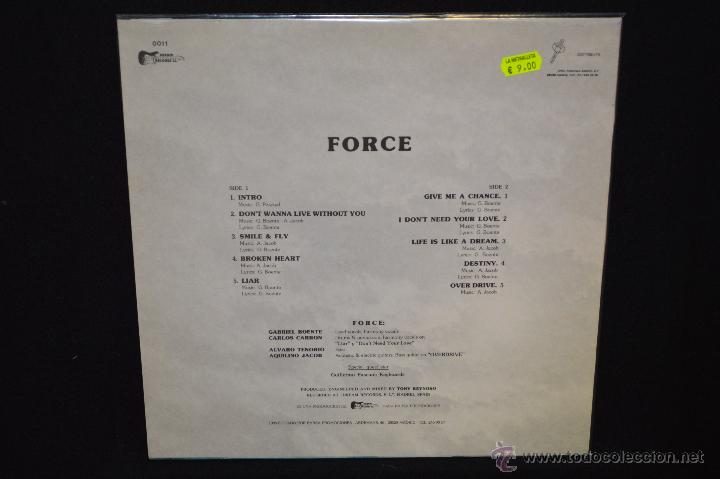 Discos de vinilo: FORCE - S/T - LP - Foto 2