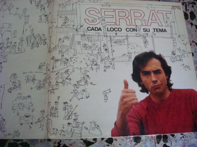 Discos de vinilo: JOAN MANUEL SERRAT- CADA LOCO CON SU TEMA. LP - Foto 1