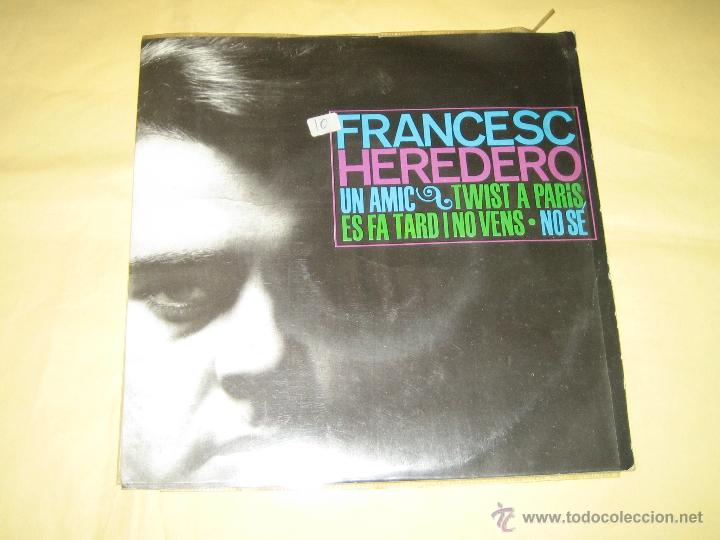 Discos de vinilo: FRANCESC HEREDERO - 1963 - Foto 1