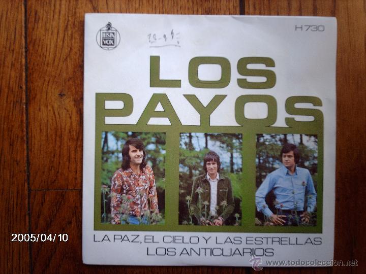 Discos de vinilo: los payos  -  la paz, el cielo y las estrellas  + los anticuarios - Foto 1