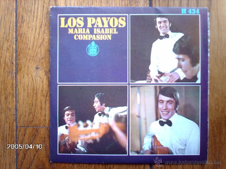 Discos de vinilo: los payos  -  maria isabel  +  compasi&oacute;n - Foto 1