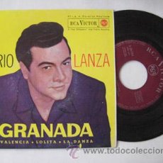 Discos de vinilo: ANTIGUO VINILO : MARIO LANZA: GRANADA; VALENCIA; LOLITA; LA DANZA. 1962
