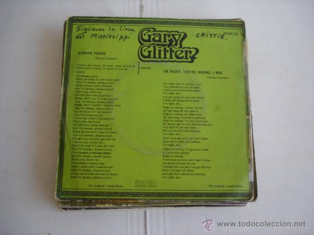 Discos de vinilo: Gary Glitter    Always Yours - Foto 2