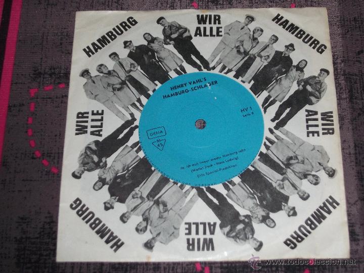 Discos de vinil: HENRY VAHL - EIN HAMBURG BUMMEL - SINGLE - LE -
