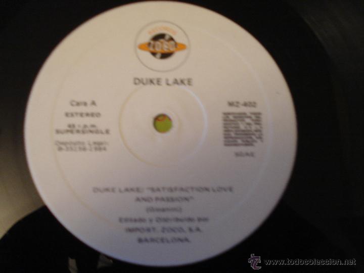 Discos de vinilo: DUKE LAKE - SATISFACTION , LOVE & PASSION - Foto 2