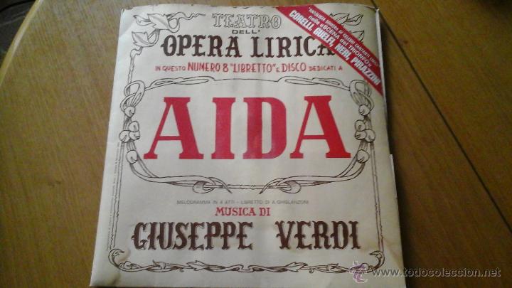 Discos de vinilo: TEATRO DELL, OPERA LIRICA, AIDA - Foto 1