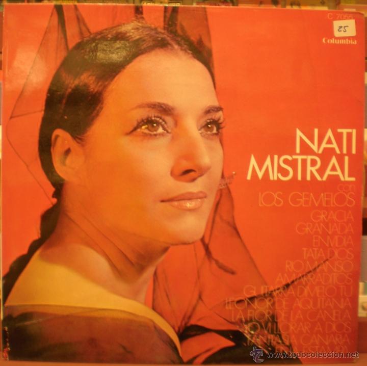 Discos de vinilo: Nati Mistral - con los gemelos - Foto 1