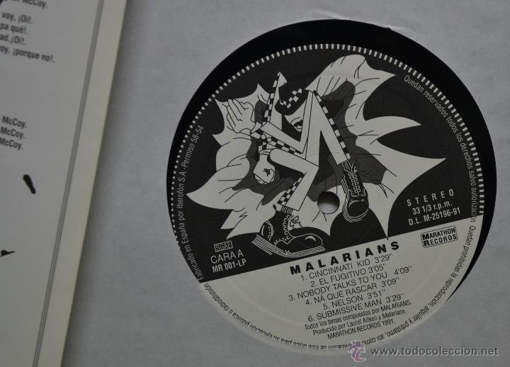 Discos de vinilo: Vinilo - MALARIANS - GUAQUI TANEKE - Foto 4
