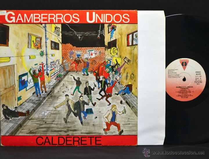 Discos de vinilo: VINILO LP - GAMBERROS UNIDOS - CALDERETE - Foto 1