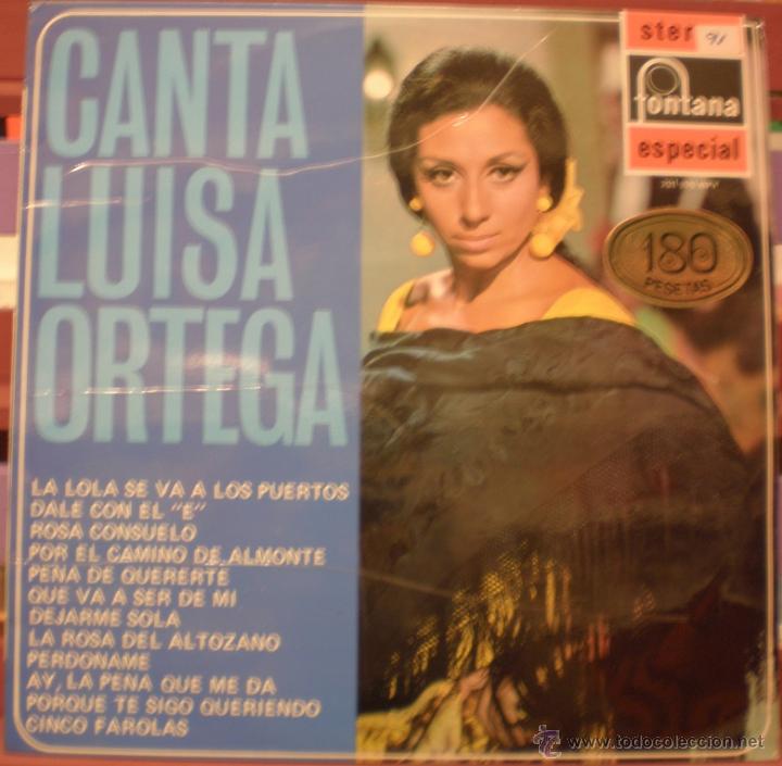 Discos de vinilo: Luisa Ortega - Canta Luisa Ortega - Foto 1