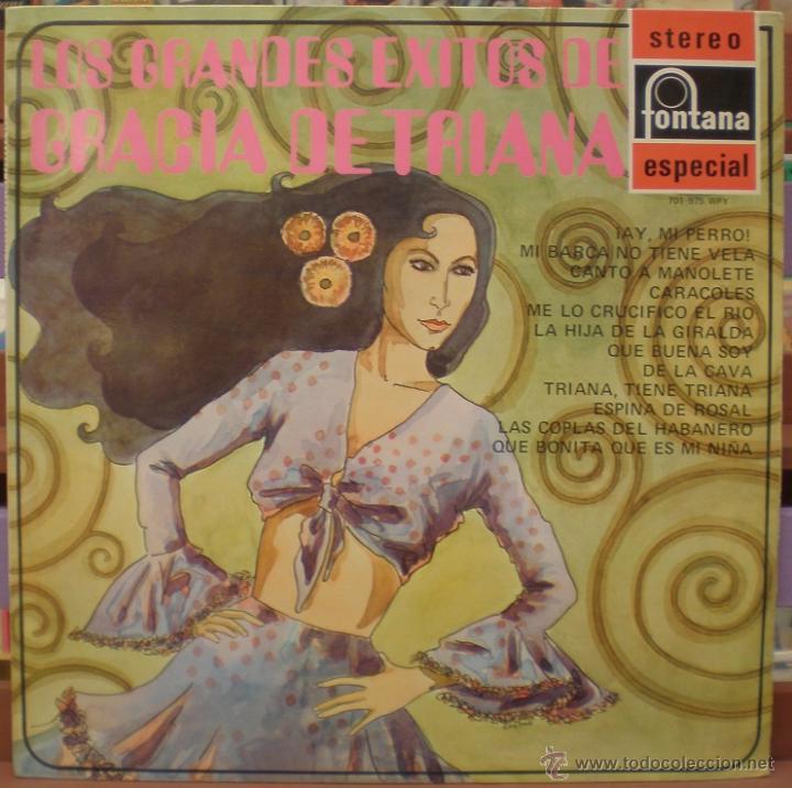 Discos de vinilo: Gracia de Triana - Grandes &Eacute;xitos - Foto 1