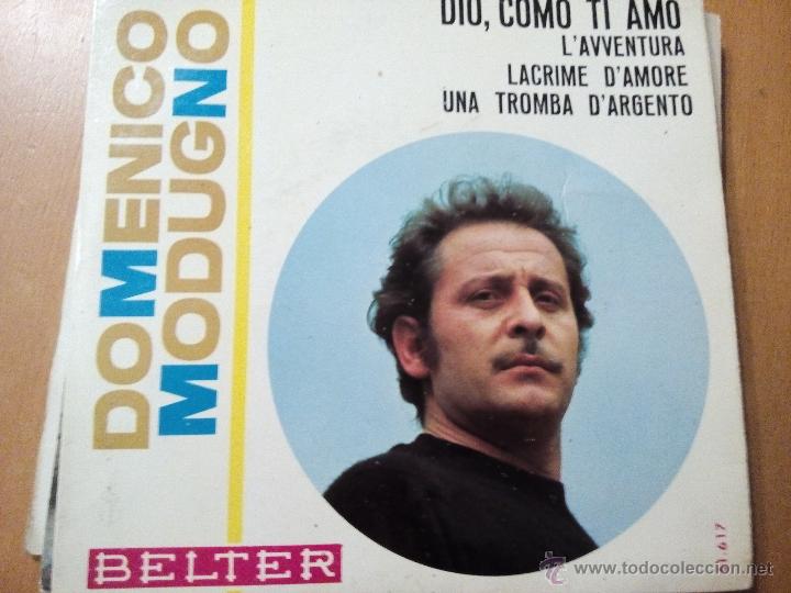 Discos de vinilo: DOMENICO MODUGNO DIO COMO TI AMO EP BELTER - Foto 1