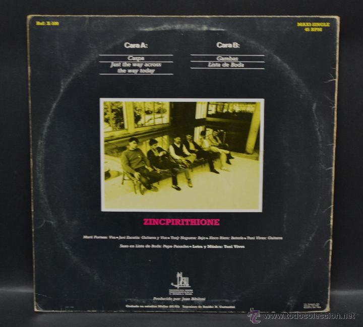 Discos de vinilo: Vinilo Maxi-Single - ZINCPIRITHIONE - Foto 3