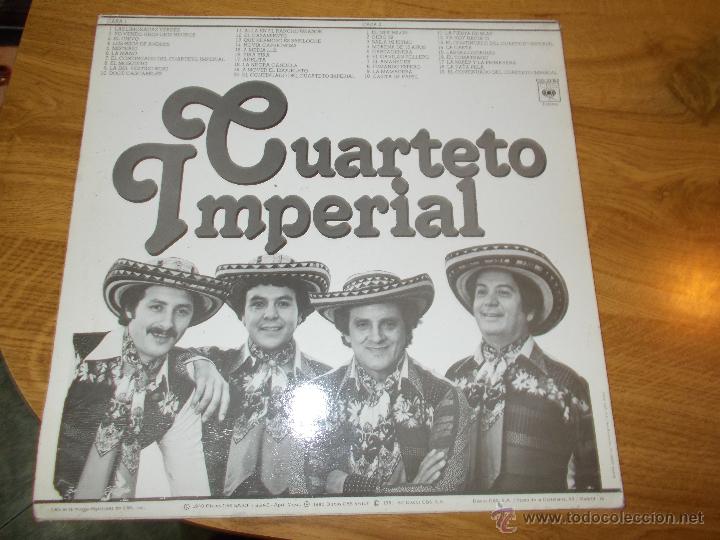 Discos de vinilo: CUARTETO IMPERIAL. - Foto 2