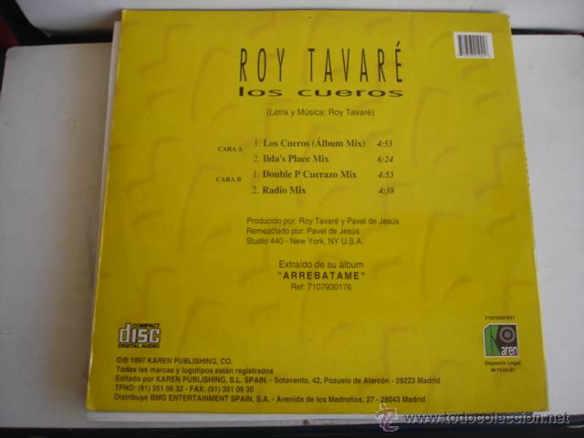 Discos de vinilo: Roy Tavare     Los Cueros - Foto 2