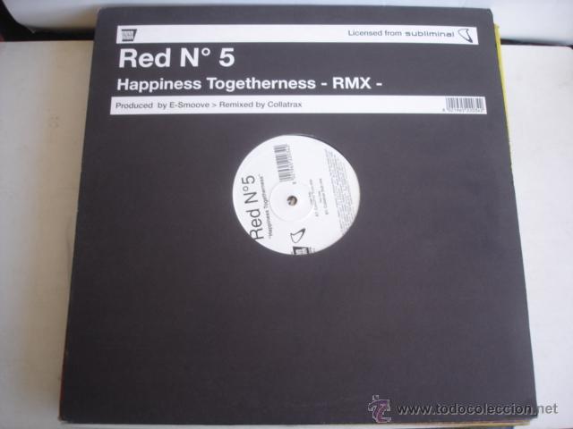Discos de vinilo: Red No. 5     Happiness Togetherness (Rmx) - Foto 1