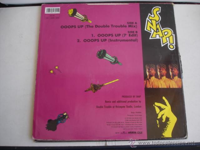 Discos de vinilo: Snap!     Ooops Up (The Double Trouble Mix) - Foto 2