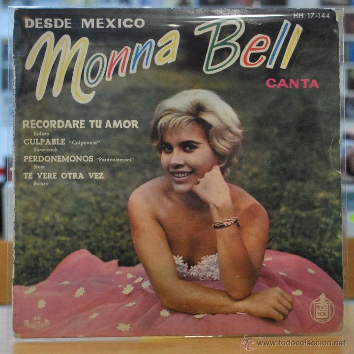Discos de vinilo: MONNA BELL - DESDE MEXICO - EP - Foto 1