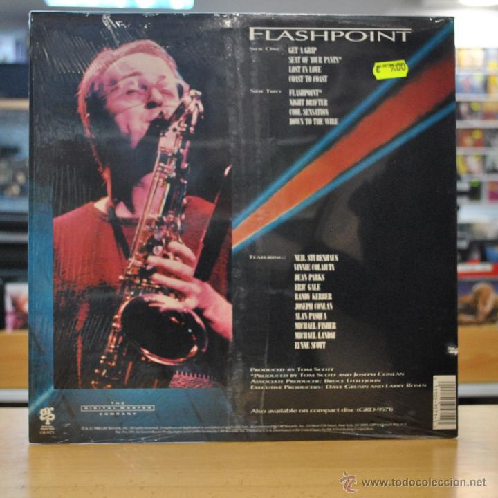 Discos de vinilo: TOM SCOTT - FLASHPOINT - LP - Foto 2