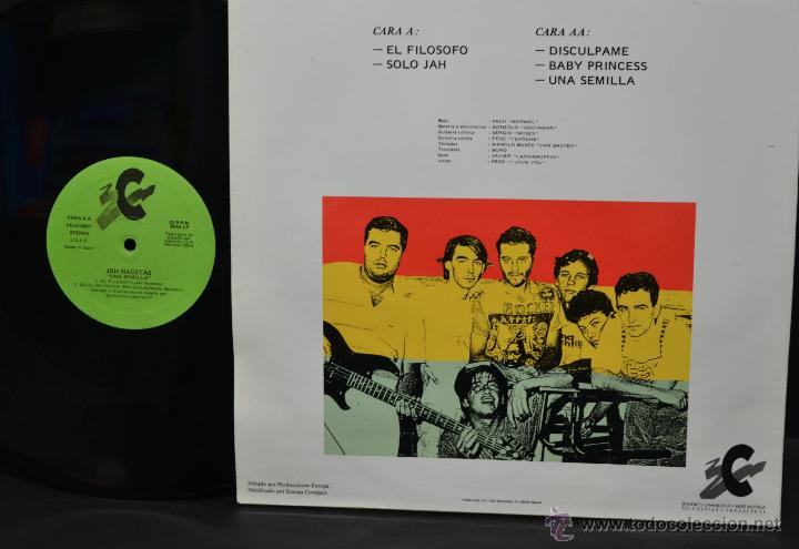 Discos de vinilo: VINILO REGGAE SKA - MINI-LP - JAH MACETAS - UNA SEMILLA - Foto 2