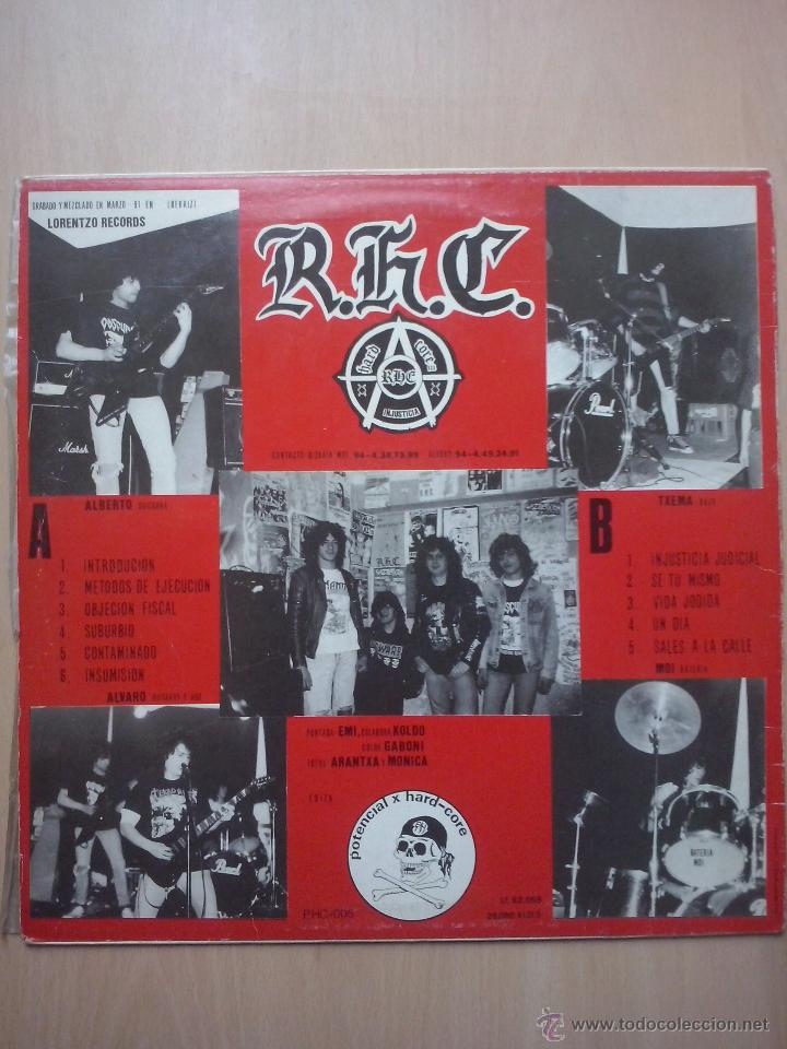 Discos de vinilo: radikal hard core - injusticia - 1991 - Foto 2