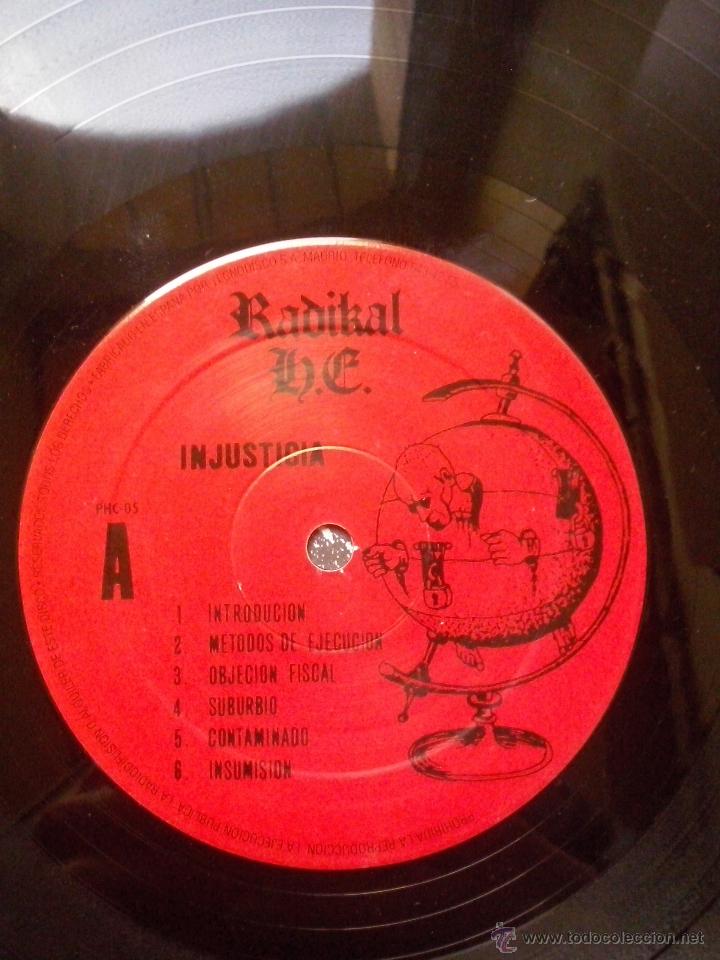 Discos de vinilo: radikal hard core - injusticia - 1991 - Foto 4
