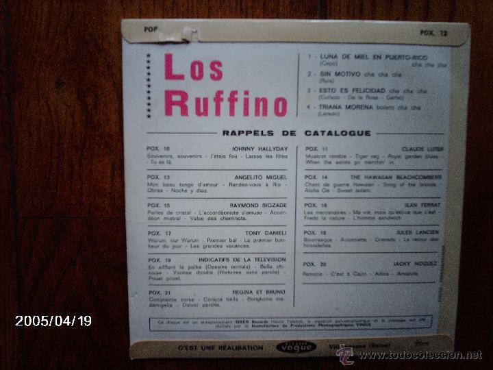 Discos de vinilo: los ruffino  -   luna de miel  +  3 - Foto 2