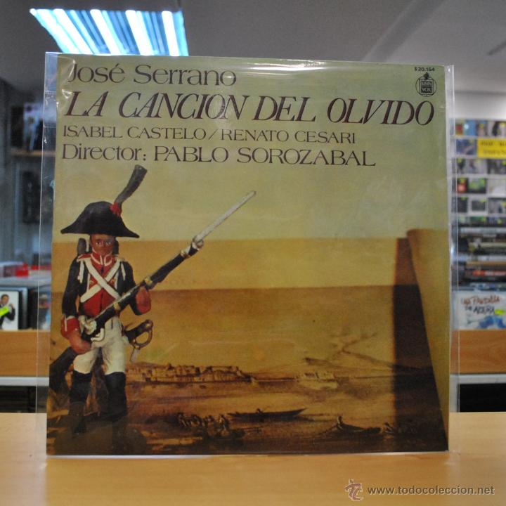 Discos de vinilo: JOSE SERRANO / PABLO SOROZABAL - LA CANCION DEL OLVIDO - LP - Foto 1