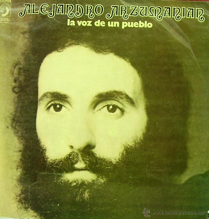 Disques de vinyle: ALEJANDRO ARZUMANIAN-LA VOZ DE UN PUEBLO LP VINILO 1975 SPAIN