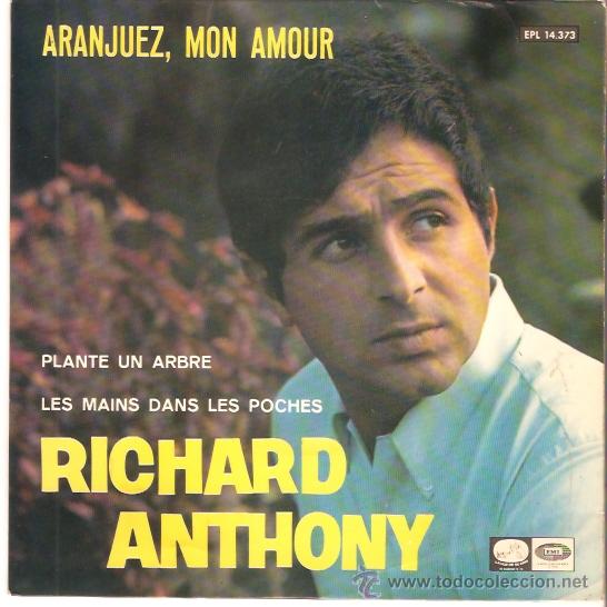 Discos de vinilo: EP RICHARD ANTHONY ARANJUEZ MON AMOUR EDITADO EN ESPA&Ntilde;A - Foto 1