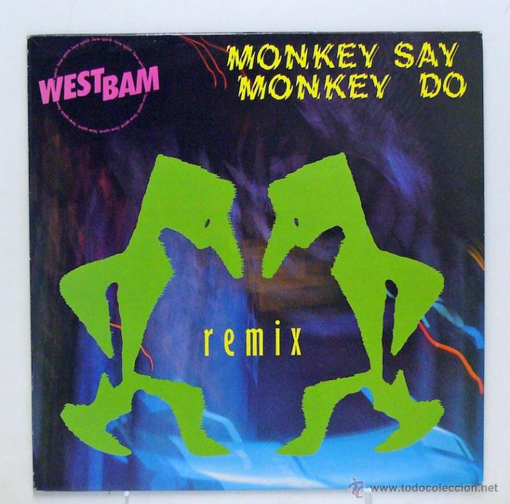 Discos de vinilo: WestBam - Monkey Say Monkey Do (Maxi Single Vinilo) - Foto 1