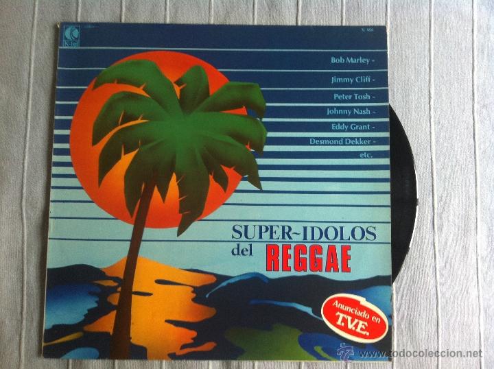 Discos de vinilo: LP SUPER IDOLOS DEL REGGAE-VARIOS-ESPA&Ntilde;A - Foto 1