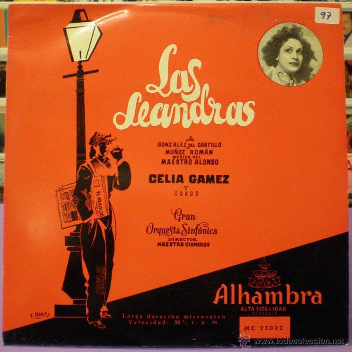 Vinyl-Schallplatten: Las Leandras - Celia Gamez - 10', 33 ⅓ RPM