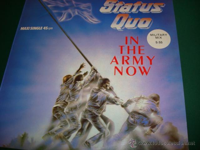 Discos de vinilo: STATUS QUO IN THE ARMY NOW MAXISINGLE - Foto 1