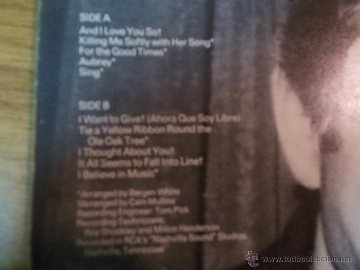 Discos de vinilo: PERRY COMO AND I LOVE YOU SO - Foto 2
