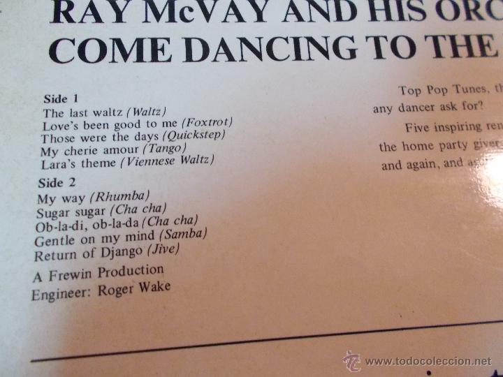 Discos de vinilo: RAY MCVAY & HIS ORCHESTRA COME DANCING TO THE POPS. - Foto 2