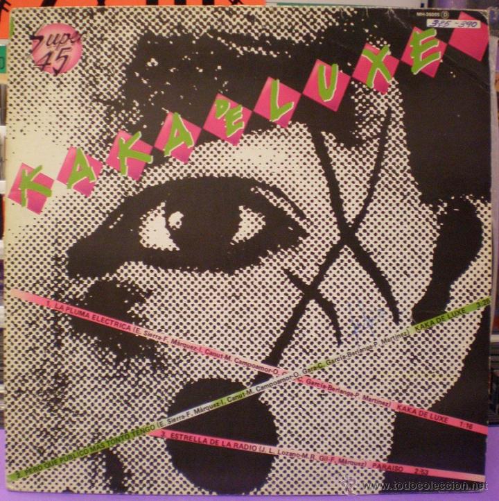 Discos de vinilo: Kaka de Luxe - Para&iacute;so - Maxi Single - Foto 1