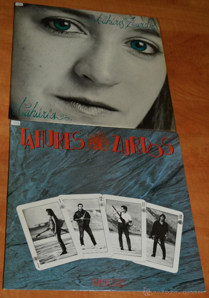 Discos de vinilo: Lote de 2 Vinilos - TAH&Uacute;RES ZURDOS - Foto 1
